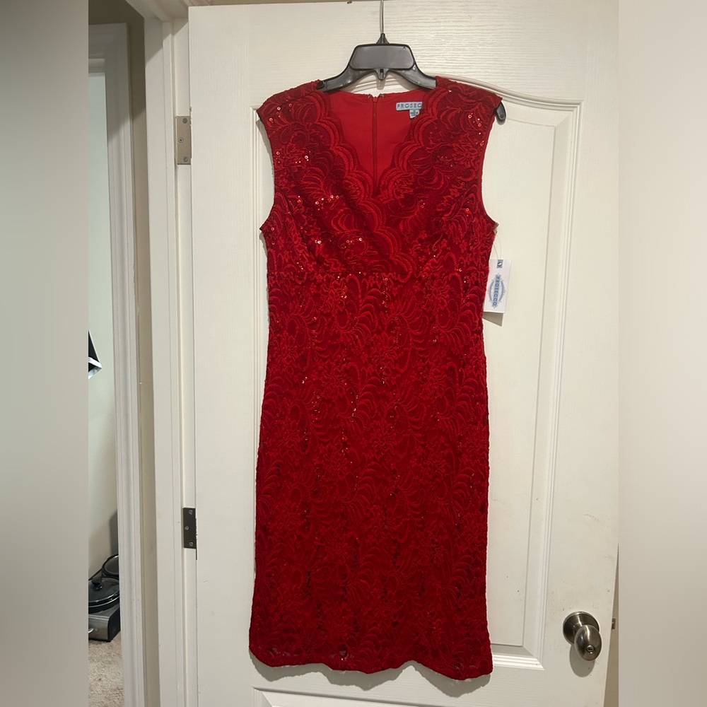 Prosecco sequin party dress size 10, sleeveless, Christmas dress, cocktail dress
